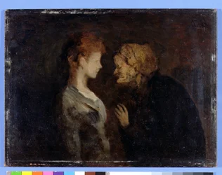 La Confidence (O Segredo) (óleo sobre tábua)