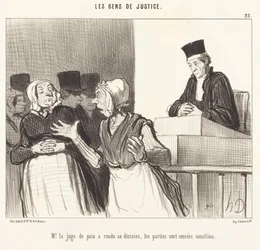 O Sr. Juiz de Paz proferiu sua decisão...