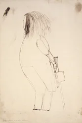 Autorretrato com chapéu e bengala
