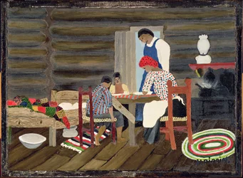 Dando Graças, c.1942 (óleo no painel)
