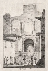 Procissão em Arles, 1918.