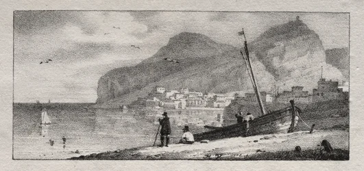 Vista de um porto