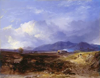 A Drove Road in the Western Highlands, c.1850 (óleo sobre tela)