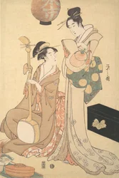Duas Gueixas, c. 1792.