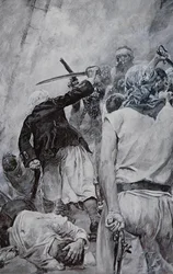 Uma Luta de Piratas (litho)