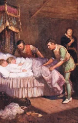 O assassinato dos príncipes, ilustração de 