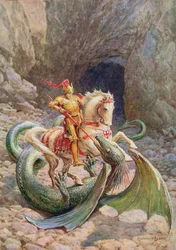 O dragão... caiu na terra morto, de 