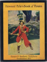 Design da capa, do livro Howard Pyles of Pirates publicado por Harper & Bros, 1921