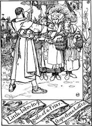 Ilustração do livro As alegres aventuras de Robin Hood, de Howard Pyle, 1883.