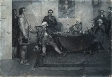"Este é Enoch Wade, cavalheiros", disse o Baronete