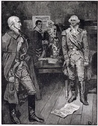 Washington Recusando uma Ditadura, da Harper&39;s Magazine, 1883