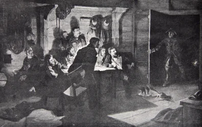 &39;Wreck in the Offing!&39;, Uma ilustração da Harper&39;s Weekly, 1878