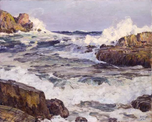 Clearing após setembro Gale - Maine Coast, ca. 1924.