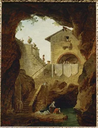 Lavandieres. A fonte sob a gruta. Lavadeiras. A fonte da gruta ...