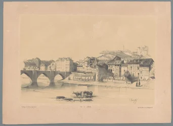 Vista de Limoges sobre o rio Vienne
Vue de Limoges (título sobre o objecto)
Fragmentos de paisagens (título da série)
Fragmentos de paisagens (título da série)
