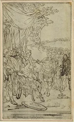 Estudo para "La Pharsale" de Lucain, Canto IV