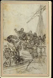 Estudo para "La Pharsale", Canto VIII, de Lucain