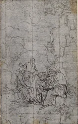 Estudo para vinheta em "Vie du Venerable don Juan de Palafox" de Abbé Dinouart, p. 391