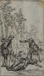 Estudo para vinheta em "La Pucelle d
