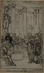 Estudo para uma ilustração em Tácito "Tiberius, or The Six First Books of the Annals", Livro V, Vol. 3, 1º Estudo