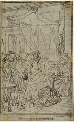 Estudo para uma ilustração em Tácito "Tiberius, or The Six First Books of the Annals" Livro II, Vol. 1