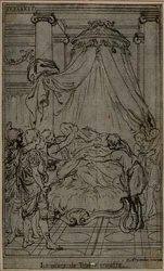 Estudo para uma ilustração em Tácito "Tiberius, or The Six First Books of the Annals", Livro VI, Vol. 3, Estudo Final