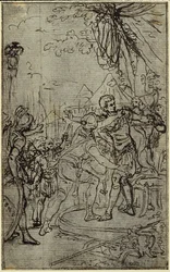 Estudo para uma ilustração em Tácito "Tiberius, or The Six First Books of the Annals" Livro I, Vol. 1, 3º Estudo
