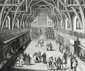Westminster Hall, o primeiro dia do termo, um poema satírico, 1797 gravado por C.Mosley