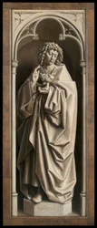 São João Evangelista, do exterior da ala direita do Altar de Gante