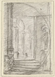 Interior de um palácio romano