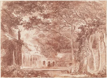 A Fonte Oval nos Jardins da Villa d