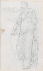 Mulher de Toga [verso]