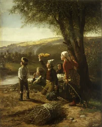 Chamando a balsa, 1871
