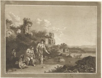 Paisagem com ninfas
