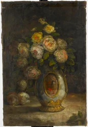 Natureza morta com rosas, natureza morta com rosas