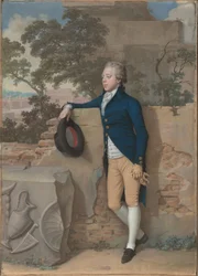 Frederick North, mais tarde Quinto Conde de Guilford, em Roma