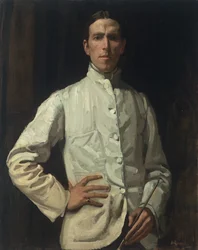 Autorretrato com casaco branco