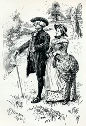 Uma ilustração do Vigário de Wakefield, 1889, 1907
