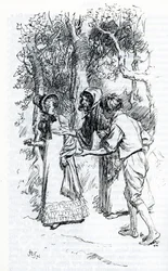 "Harriet, atacada por ciganos" (ilustração)