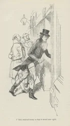 Entrei em muitas lojas para evitar a sua vista, 1896