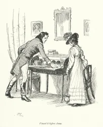 Ilustração para Persuasão de Jane Austen (litho)