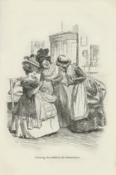 Mostrando seu filho para a empregada, 1896
