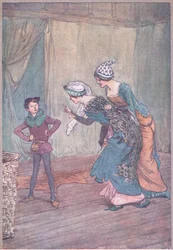"Seu pequeno Jack-A-Lent, tens sido fiel a nós?", ilustração de "As Feliz Esposas de Windsor".
