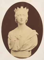 Cópia de um busto de Sua Majestade a Rainha Vitória, de Joseph Durham, Esq. F.S.A., 1857.