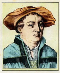 Hans Holbein le Jeune - Hans HOLBEIN il Giovane (1497 o 1498-1543) 1854 (gravura)