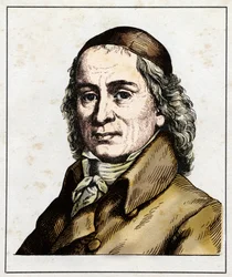 Retrato do teólogo alemão August Hermann FRANCKE (1663-1727)