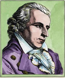 Retrato do historiador e poeta alemão Friedrich von Schiller (1759-1805)
