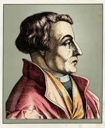 retrato do teólogo reformador alemão Martin BUCER (1491-1551)