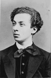 Retrato do pianista e compositor Rafael Joseffy 1853-1915.