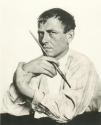 Otto Dix, retrato - Hugo Erfurth